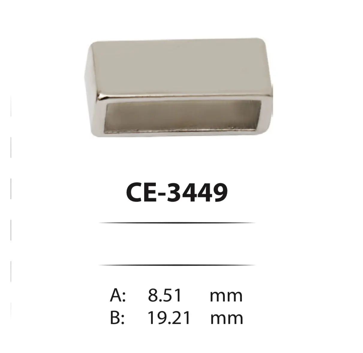Метални накрайници за шнурове - CE-3449 ( 100 бр ) Аксесоари
