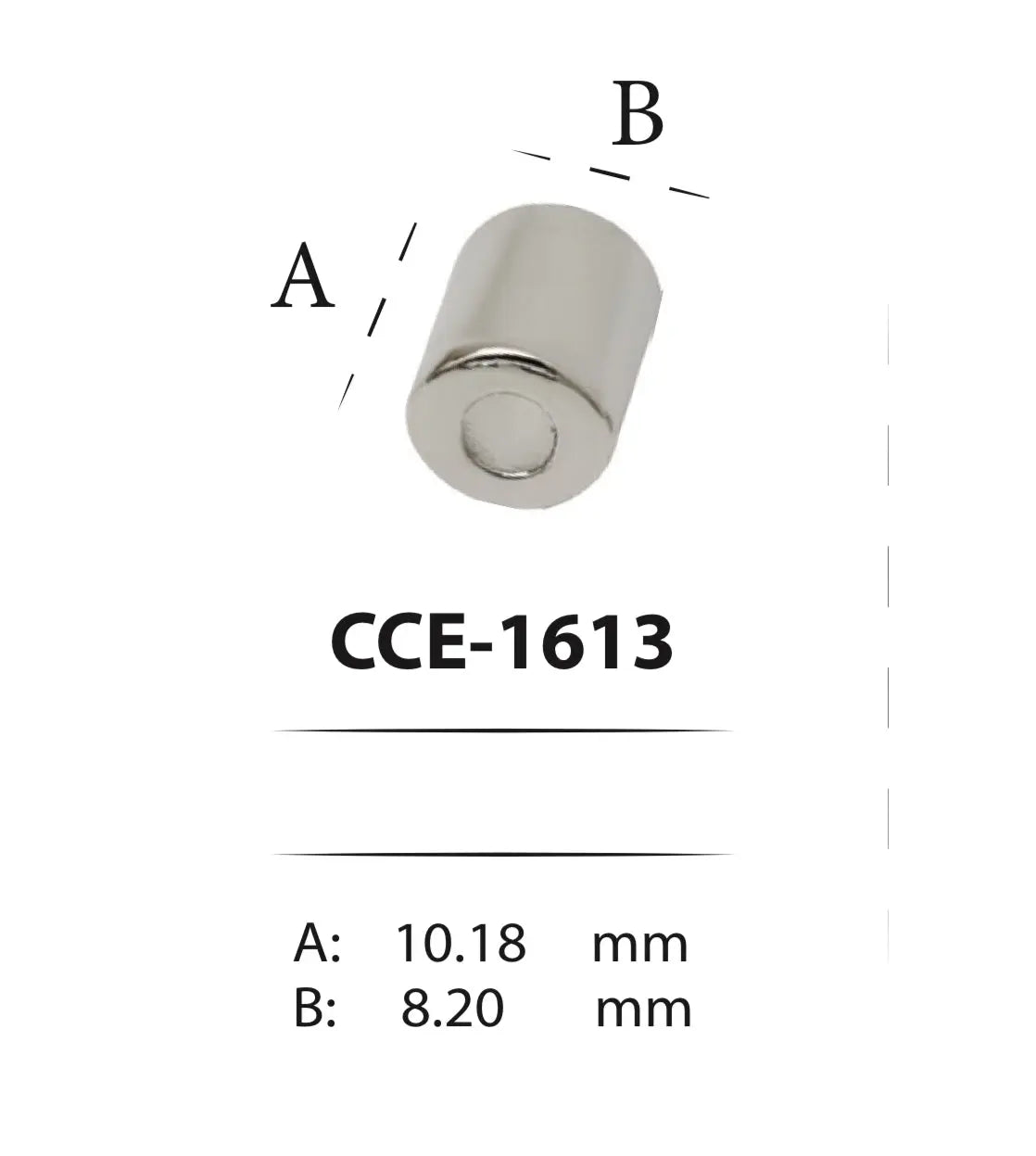 Метални накрайници за шнурове - AECE-1613 ( 100 бр ) Аксесоари
