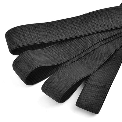 Black woven elastic 5 cm WE 1005 – strong and firm elastic with Oeko-Tex certificate