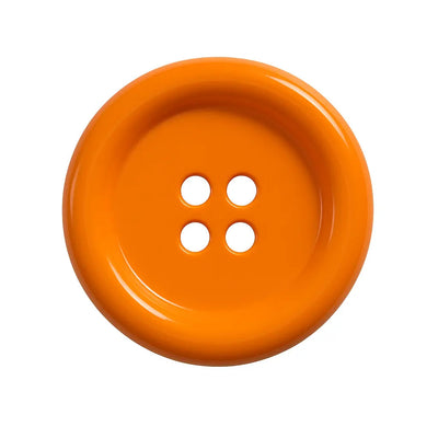 Orange polyester buttons PB0001