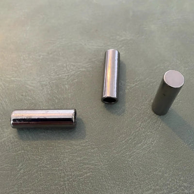 Метален накрайник Е-2252 Gun Metal 2 см – Класически модел с 1 отвор