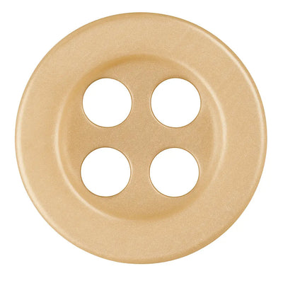 Beige mother-of-pearl polyester shirt buttons PB 1022