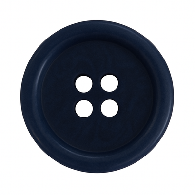 Dark blue corozo buttons CB5001 with 4 holes