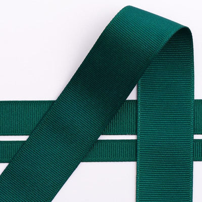 Grosgrain ribbon dark green GR0015