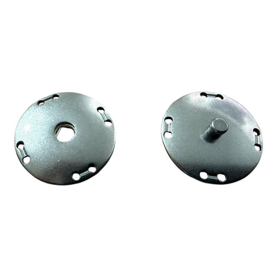 Luxury sew-on snap fasteners 47105 – 20 mm Gun Metal matte