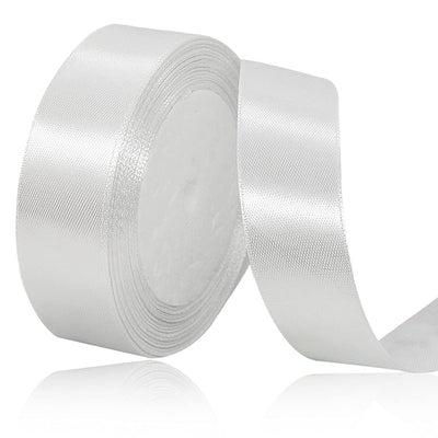 White satin ribbon SR0001