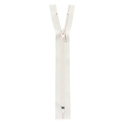 Világos rózsaszín spirálcipzárak No.3 TAT TF511 – 17 cm, nem szétválasztható