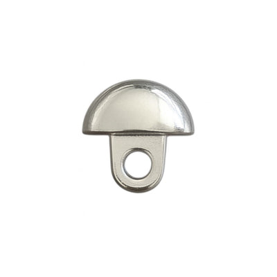 Silver metal buttons PMB0009 – 10 mm