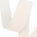 Flat woven elastic band ecru PEL 0012 on a 25 m roll