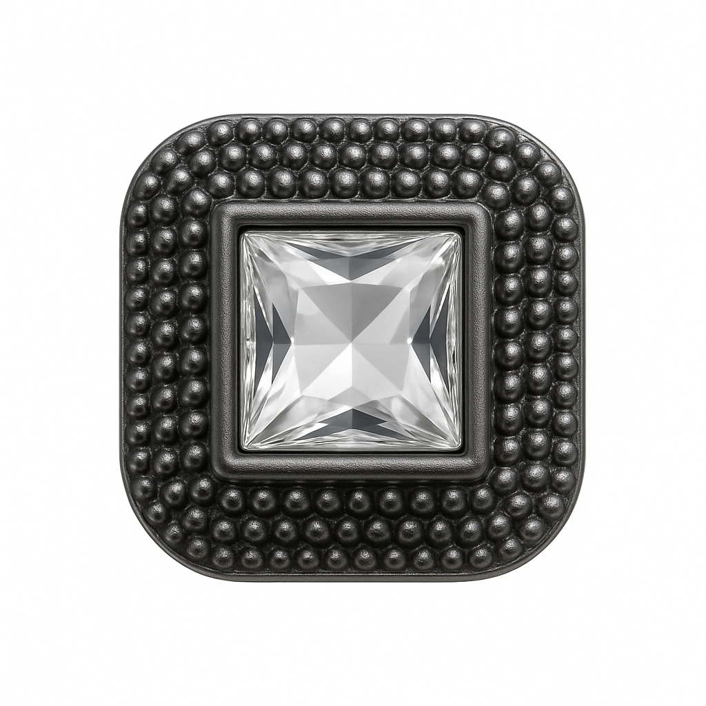 Swarovski oxidized metal buttons ME2254