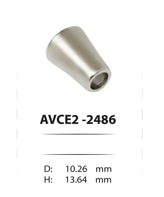 Метални накрайници за шнурове - AVCE2-2486 ( 100 бр ) Аксесоари