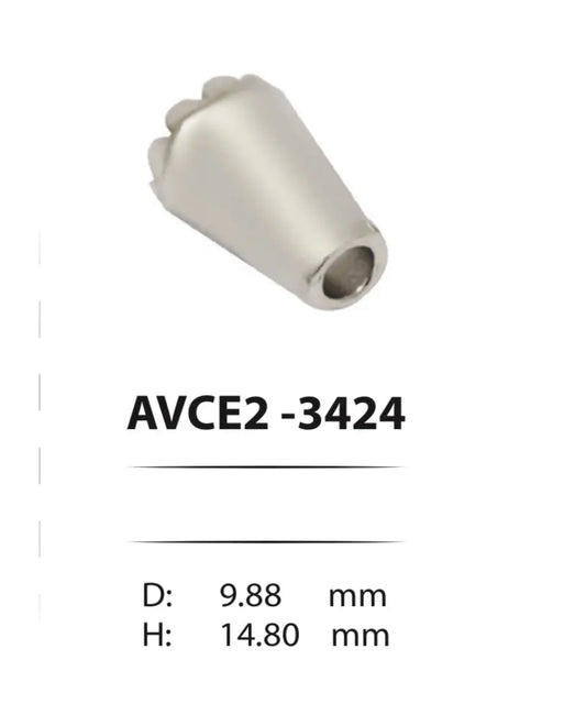 Метални накрайници за шнурове - AVCE2-3424 ( 100 бр ) - Bul-tex.com