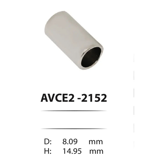 Метални накрайници за шнурове - AVCE2-2152 ( 100 бр ) Аксесоари