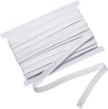 White woven elastic 1 cm WE 0010 – strong and firm elastic with Oeko-Tex certificate