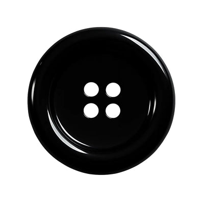 Black polyester buttons PB0001