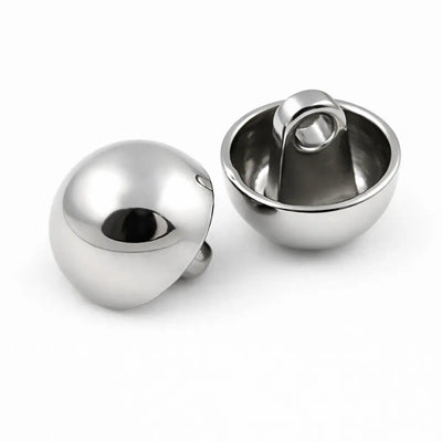 Silver metal shirt buttons - PB1003