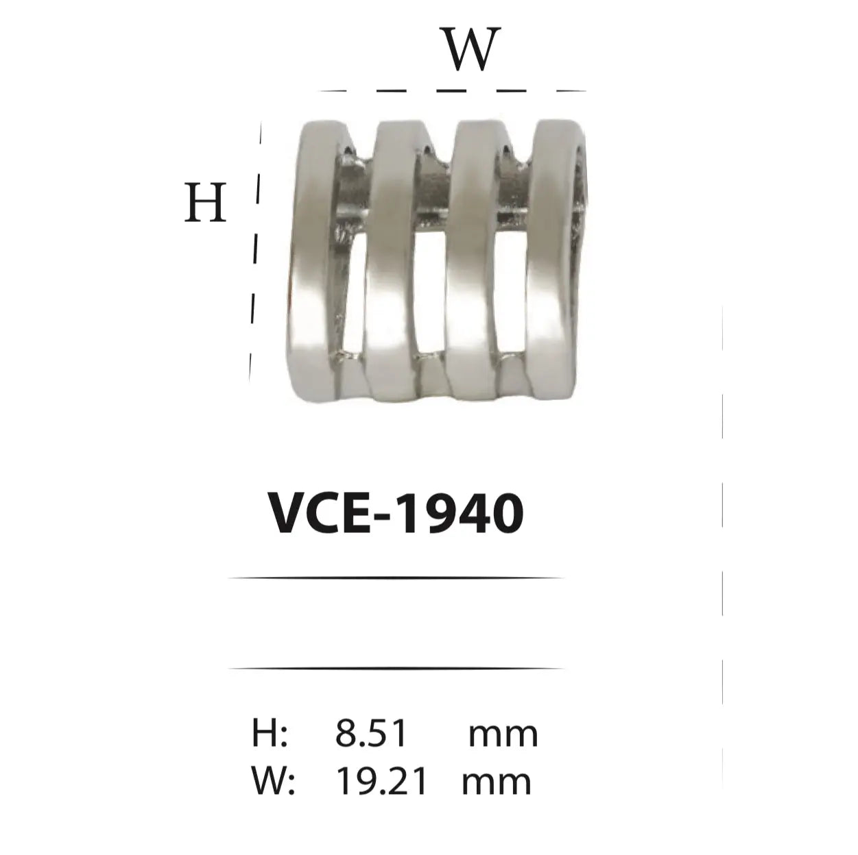 Метални накрайници за шнурове - CE-1940 ( 100 бр ) Аксесоари