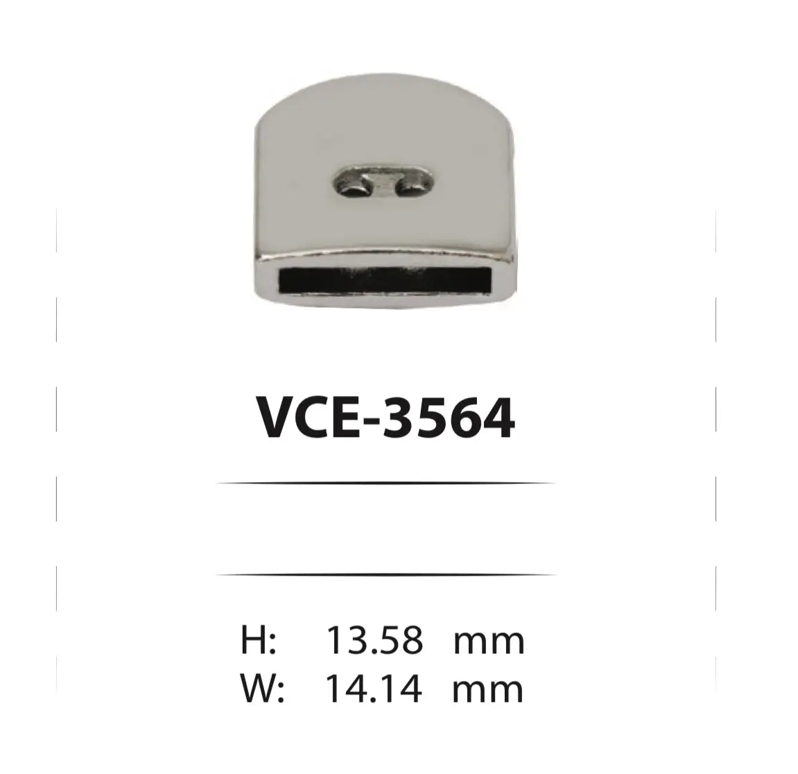 Метални накрайници за шнурове - CE-3564 ( 100 бр ) Аксесоари