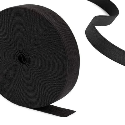 Black woven elastic 4.5 cm WE 1045 – strong and firm elastic with Oeko-Tex certificate