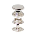 Snap fasteners 0013 - 61 system with flat cap
