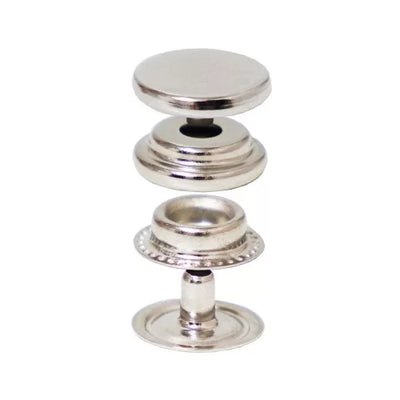Snap fasteners 0013 - 61 system with flat cap