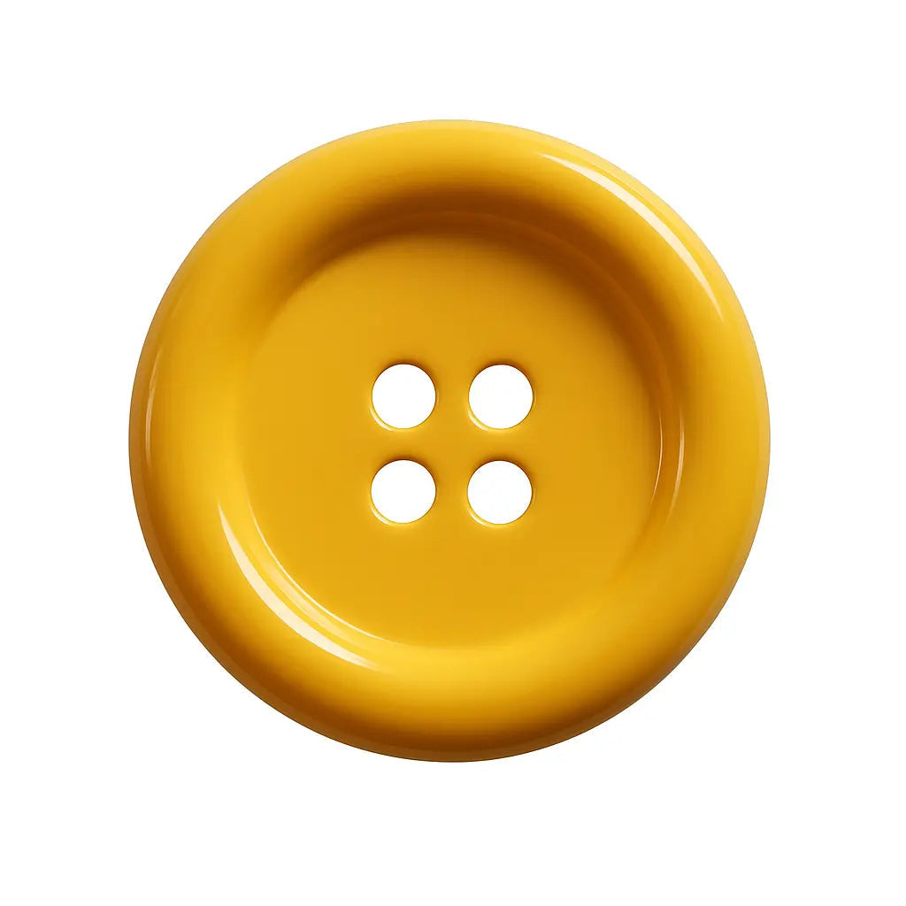 Yellow polyester buttons PB0001