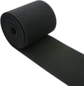 Black wide woven elastic 8 cm WE 1080 – strong and firm elastic with Oeko-Tex certificate