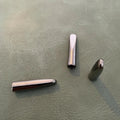 Metal tip E-2073 Gun Metal 2.5 cm – Designer delicate model with 1 hole