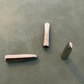 Metal tip E-2073 Nickel 2.5 cm – Designer delicate model with 1 hole