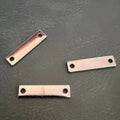 Metal tags E-2299 Nickel 2 x 0.5 cm – Delicate design for laser branding