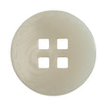 White buttons with square holes PB0111
