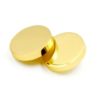 Gold metal buttons PB1001 - Flat