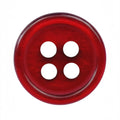Red polyester mother-of-pearl shirt buttons PB 1007
