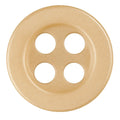 Beige mother-of-pearl polyester shirt buttons PB 1022