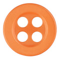 Orange mother-of-pearl polyester shirt buttons PB 1025