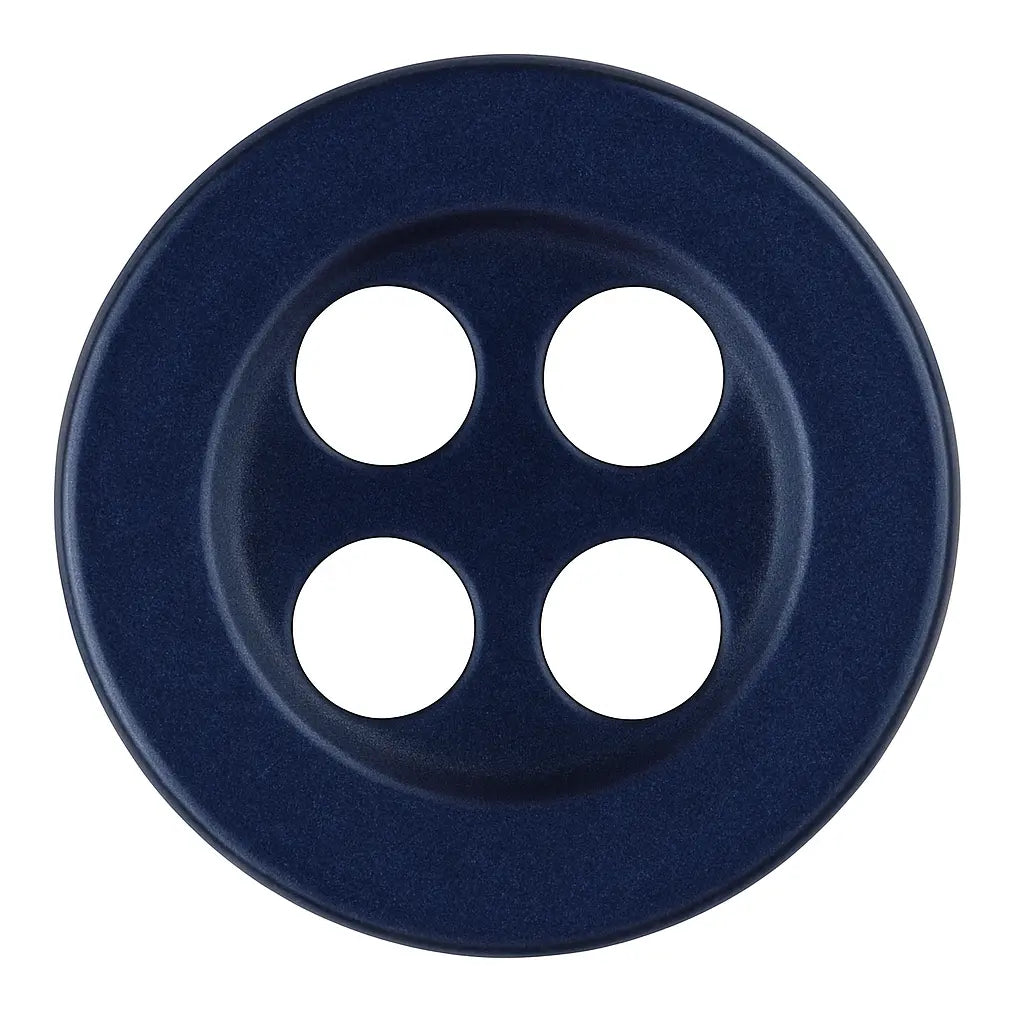 Dark blue mother-of-pearl polyester shirt buttons PB 1032
