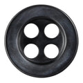 Black polyester mother-of-pearl shirt buttons PB 1034