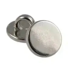 Метални копчета с краче за ризи - Сребристи 11мм / 18рр ( 100 бр ) Метални копчета
