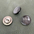 SHELL 08 SMOKE / GRAY – Luxury Trocas mother-of-pearl buttons with shank, designer for men's and women's clothing