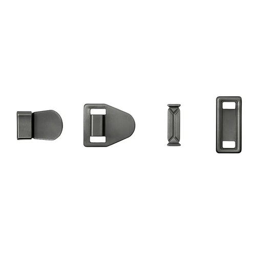 Trouser hooks for men's pants AG 010 Gun Metal – metal fasteners