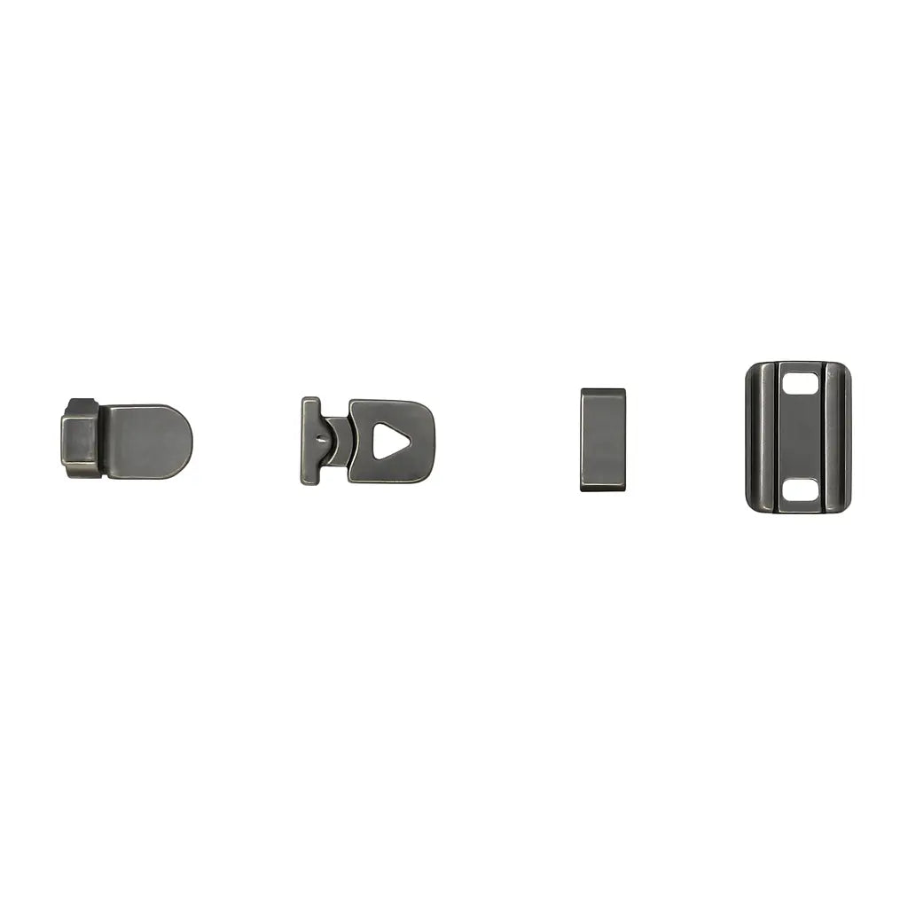 Trouser hooks for women's pants AG 005 Gun Metal – metal fasteners