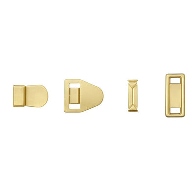 Light gold trouser hooks for men's trousers AG 010 Light Gold – metal fasteners