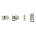 Silver trouser hooks for men's pants AG 010 Nickel – metal fasteners