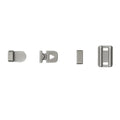 Silver trouser hooks for women's trousers AG 005 – metal fasteners