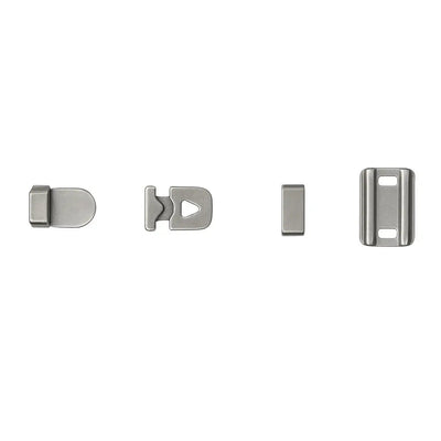 Silver trouser hooks for women's trousers AG 005 – metal fasteners