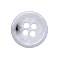 White urea shirt buttons PUB 2638 Col 0001 – 9, 10 and 11 mm