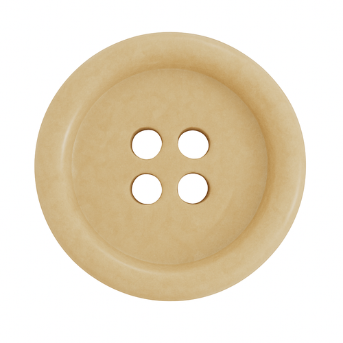 Beige corozo buttons CB5001 with 4 holes