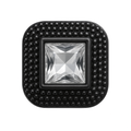 Метални копчета Swarovski черни ME2254