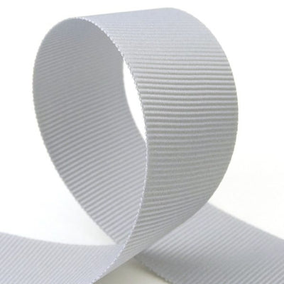 Grosgrain ribbon white GR0001