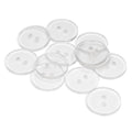 Transparent polyester buttons PPB0012 with 2 holes